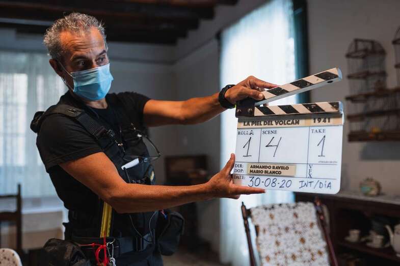 Grabación de las primeras secuencias de la película/TA.